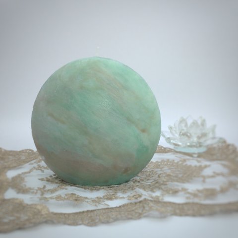 キャンドル　翡翠風　Jade　ムーン　