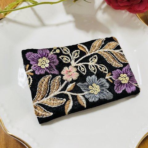 ≪ハンドメイド≫ インド刺繍　ポニーフック