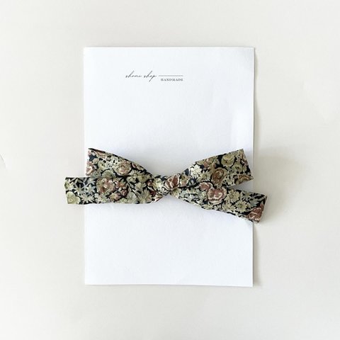 ［単品］"1"Ribbon hair clip