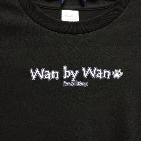 【チャリティー Tシャツ】(半袖or長袖)：【Wan by Wan】For All Dogs