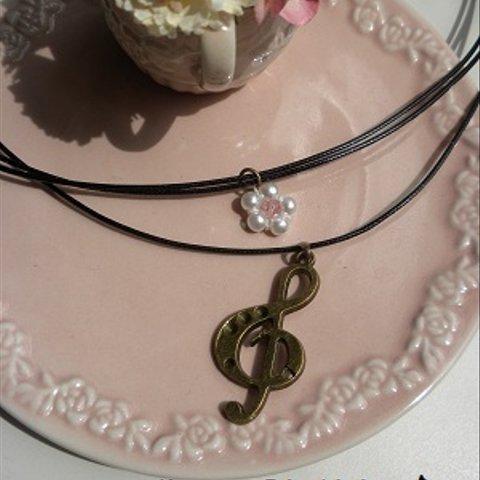 SOLD OUT! "love music."　★かわいい★ネックレス　