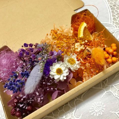 絶妙コンビ＊ハーバリウム 花材ドライフラワー  花材セット