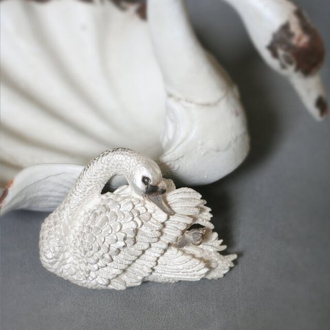 白鳥(White・Swan)のブローチ SV925【受注生産】