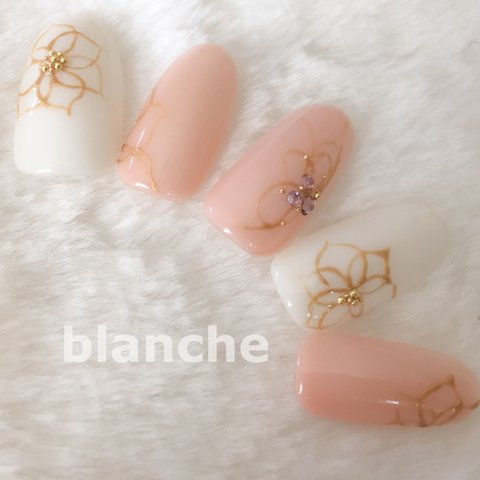 BLANCHE★ゴールドフラワー