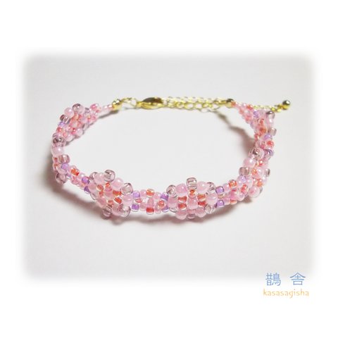 ビーズブレスレット_Bracelet de Couronne_鵲舎謹製【受注製作】