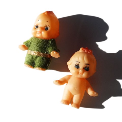 Vintage Kewpie Girl & Boy Dolls