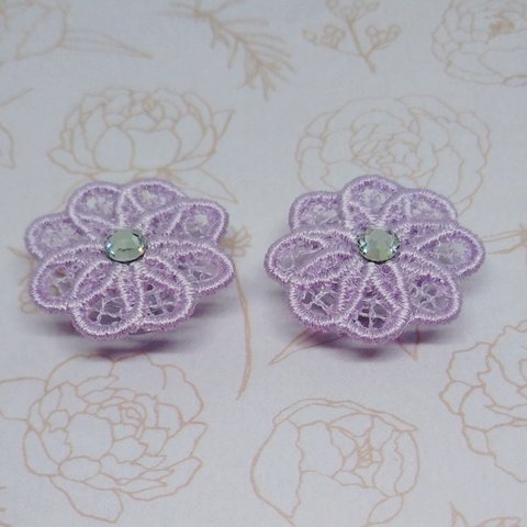  マグネット 刺繍  お花 ③  