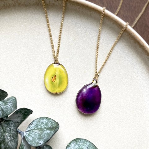 Grape necklace｜ぶどうのネックレス〔秋のフルーツ〕