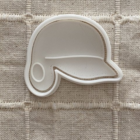 野球 ヘルメットスタンプ式 クッキー型 - Baseball Cookie cutter | クッキーランドストア