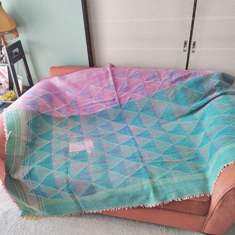 Indian kantha quilt ~vintage~