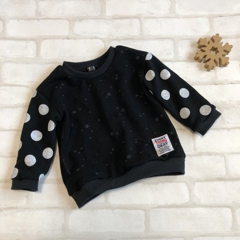 【sale】90*SWEAT　SHIRT(星×ドット）