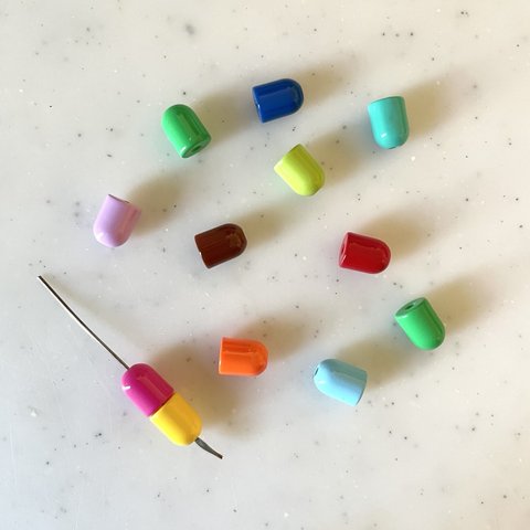 Colorful Capsule Beads 