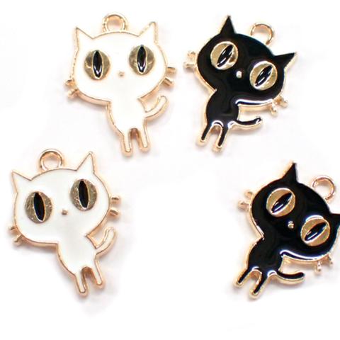 ハンドメイド パーツ 猫 ピアス イヤリング アクセサリー