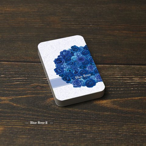 モバイルバッテリー5000mAh（蓄電用コード付き）【Blue RoseⅡ（ブルーローズⅡ）】 【名入れ可】