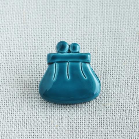 お財布のボタン 15mm フランス製　2個　ブルー