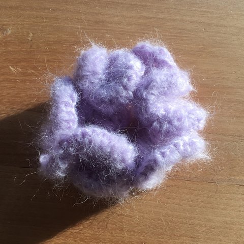 Ruffled Scrunchie  (LOVELY LILAC)