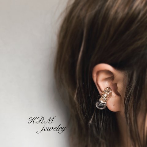 Ice ball earcuff▸▸▸No.2