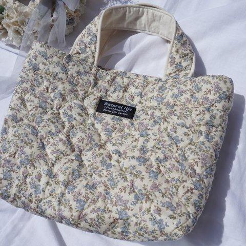 ヌビトートバッグS(LIBERTYムーンモス💙クラシカルブルー)