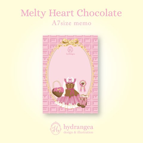 【Melty Heart Chocolate-pink dress-】バラメモ