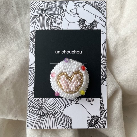 ビーズ刺繍ヘアゴム♡キラキラ宝石のような