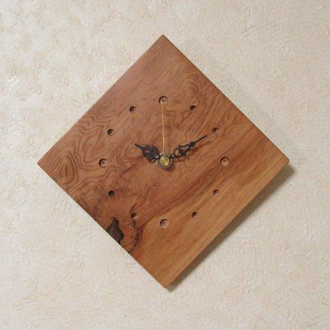 希少銘木《屋久杉》 木製時計2（掛け時計）