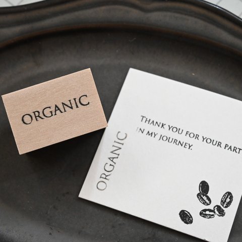 text 「ORGANIC」 [ラバースタンプ]