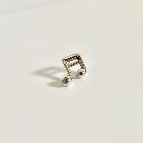 DOUBLE NOTE STUD EARRING 〜 ２つ 音符 スタッドピアス 〜