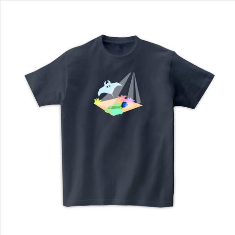 動物Tシャツ-ダイビング（デニムグレー）