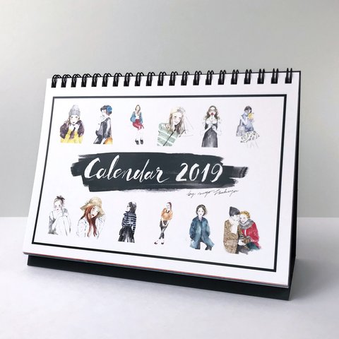 2019年　卓上カレンダー