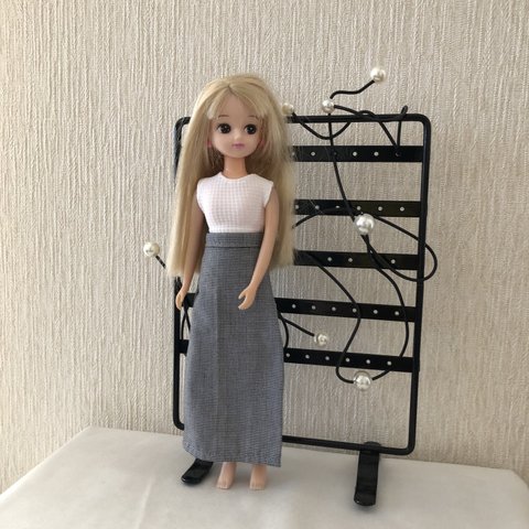 No.6599りかちゃんのトップスとスカートのセット