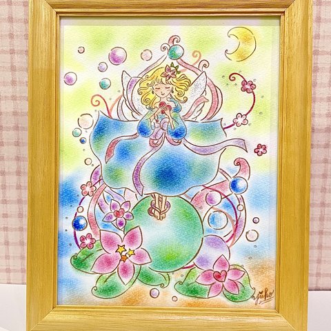 パステル原画　〜祈りの天使〜