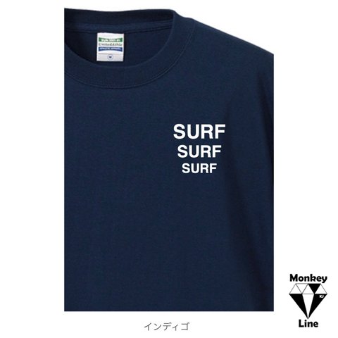 SURF3 T-shirt ［GIRLS-ADULT original design