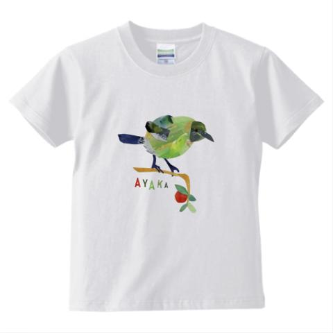 NZ Birds "Bell bird"　キッズTシャツ　★名前入可