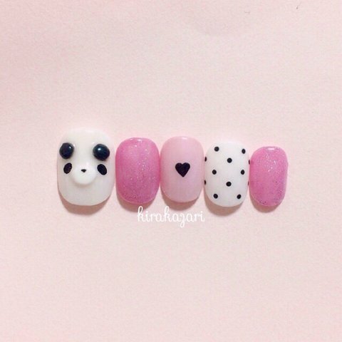 PINK♡PANDA ネイルチップ [ ピンクパンダ ]