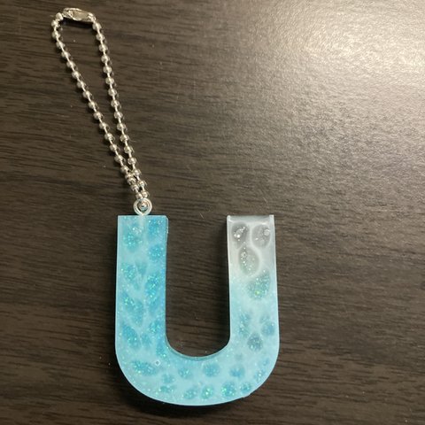 【一点物】オーシャン　海🌊　U字　キーホルダー -key chain-