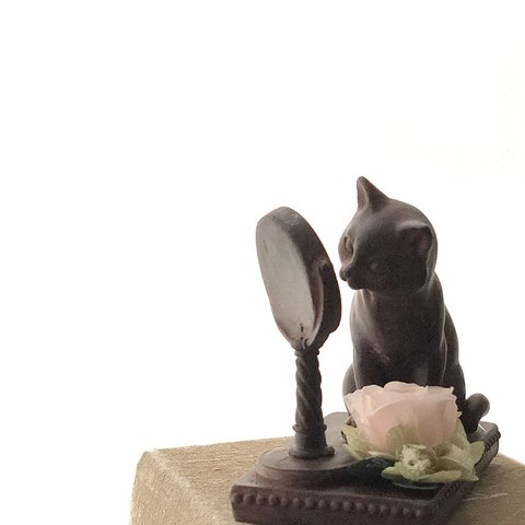 猫とお花 ロゼ