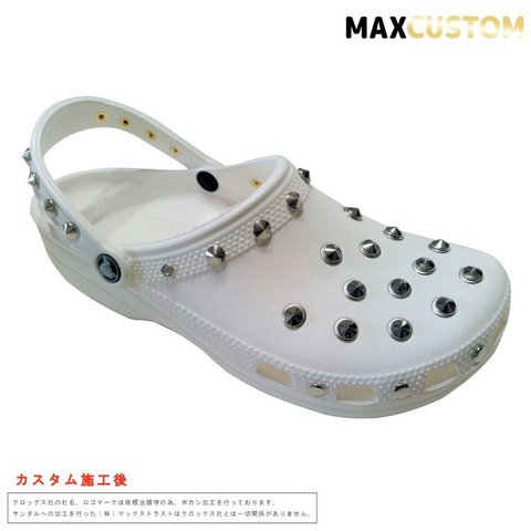 クロックス crocs ネオパンク カスタム クラシック（新作） 白 ホワイト サイズ22～30cm 新品