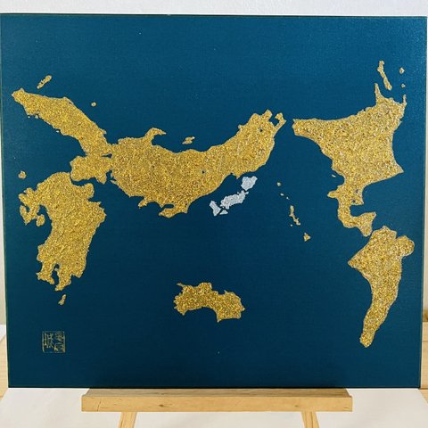 竜宮城デザイン　ラメ入り原画