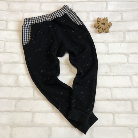 【sale】120*ちょいサルエルスキニー(星柄)