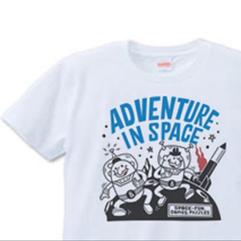 【再販】ビーンズマンのスペースアドベンチャー　S～XL　　Tシャツ【受注生産品】