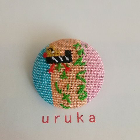 刺繍ブローチ☆ヤンバルクイナ