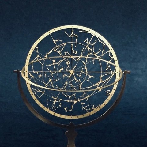 夏の星座の天球儀（全天） -Constellation-