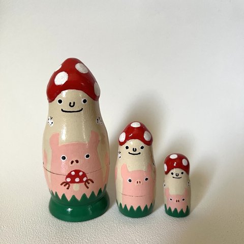 マトリョーシカ🍄木の子