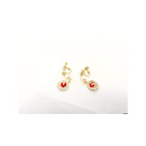 梅　ピアス　イヤリング