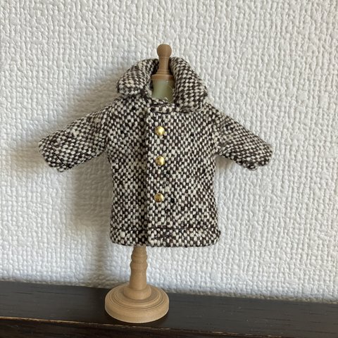 オビツ11 woolのコート　brown