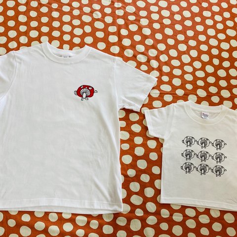 親子Tシャツ◆きのこ④