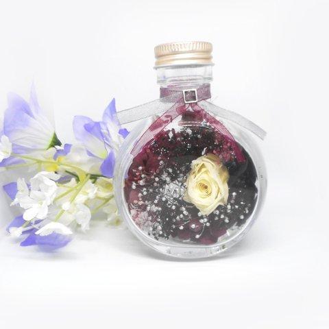 ハーバリウム（ネコ型）・薔薇１