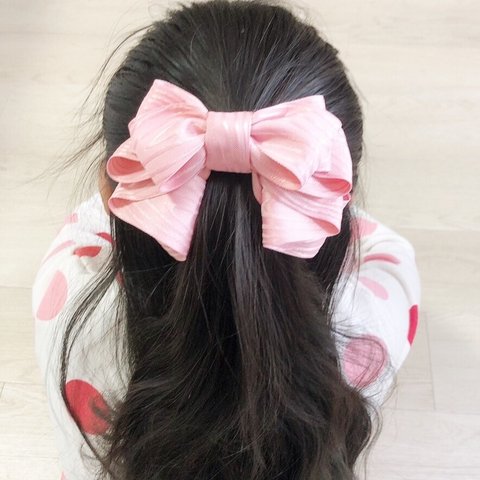 nani ribbon  ヘアゴム　足長　ビックリボン　