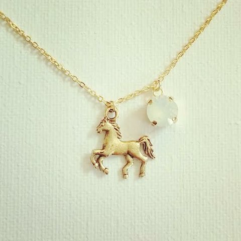 horse necklace