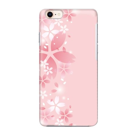 受注制作 和柄 大人可愛い 桜 スマホケース ハードケース 携帯ケース  iPhoneケース